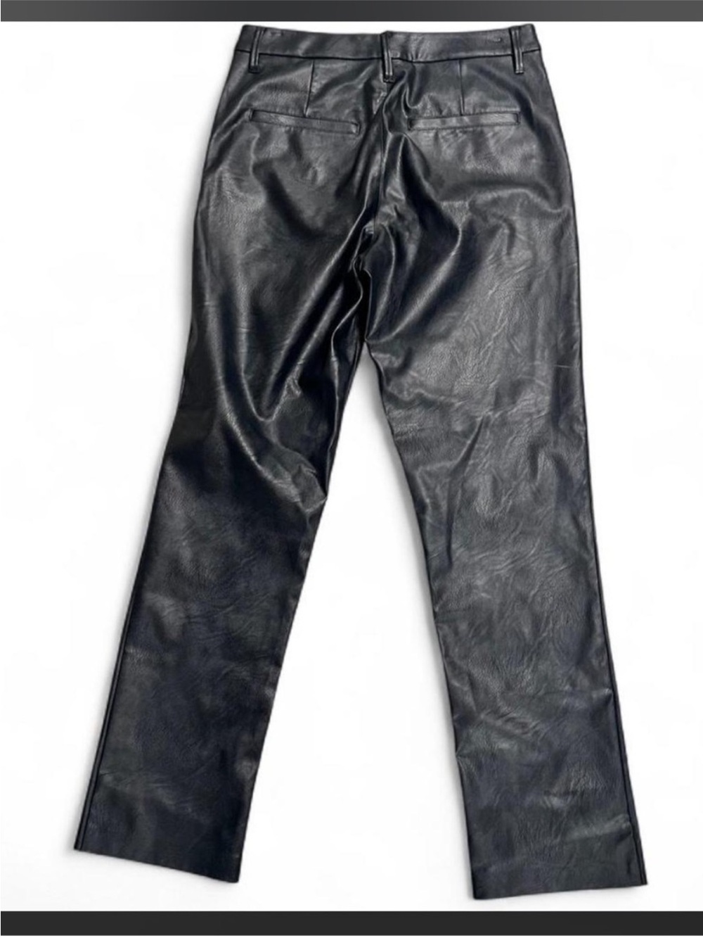 NWOT Favorite Daughter Carla Black Faux Leather Pant size 28 - Picture 5 of 8